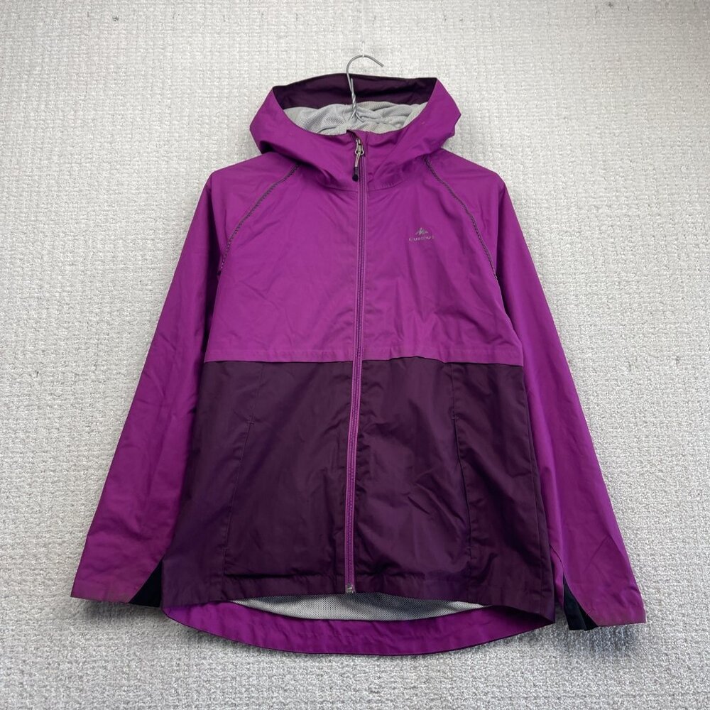 Decathalon Mh500 Quechua Jacket Waterproof Shell Jacket Hike Purple / Pink Read
